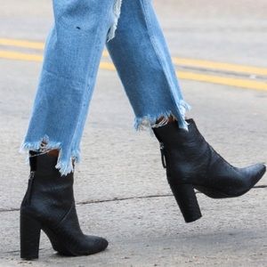 matisse tinsel bootie leopard